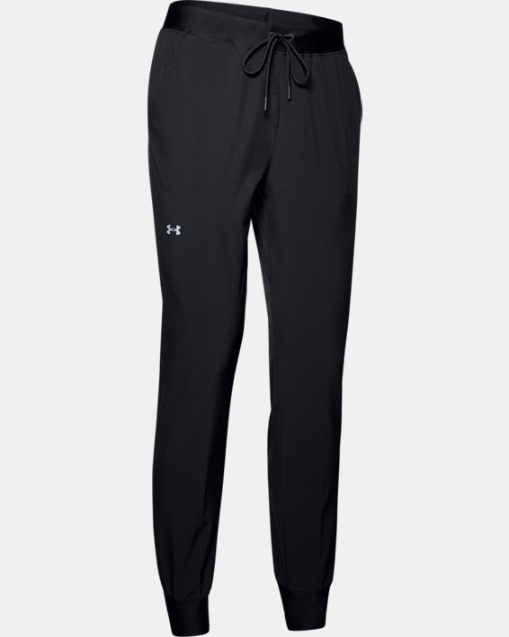 UA Armour Sport – Pantalons tissé pour femmes, Black, pdpMainDesktop image number 4